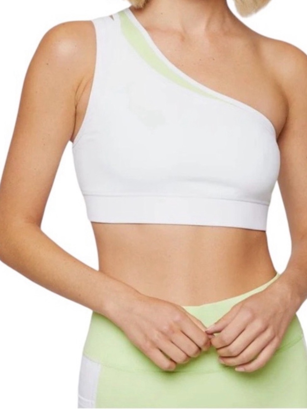 Fourlaps Athletic Solo Bra White Size Small Sports Bra New SZ XS